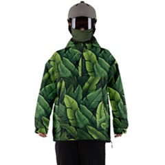 Green Leaves Men s Ski And Snowboard Waterproof Breathable Jacket by goljakoff