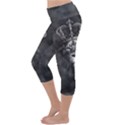 Lion King Of The Jungle Nature Lightweight Velour Capri Yoga Leggings View2