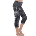 Lion King Of The Jungle Nature Lightweight Velour Capri Yoga Leggings View3