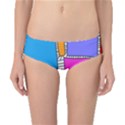 Shapes Texture Colorful Cartoon Classic Bikini Bottoms View1