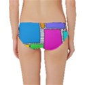 Shapes Texture Colorful Cartoon Classic Bikini Bottoms View2