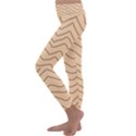 Background Wavy Zig Zag Lines Kids  Lightweight Velour Classic Yoga Leggings View2