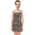 Leopard Animal Skin Patern Kids  Summer Sun Dress View1