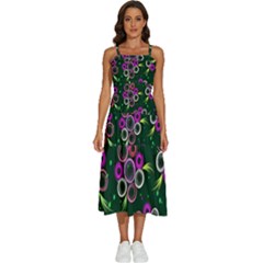 Floral-5522380 Sleeveless Shoulder Straps Boho Dress by lipli