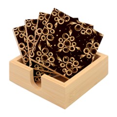 Floral-5522380 Bamboo Coaster Set by lipli