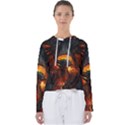 Dragon Fire Fantasy Art Women s Slouchy Sweat View1