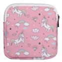 Cute Unicorn Seamless Pattern Mini Square Pouch View2