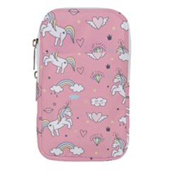 Cute Unicorn Seamless Pattern Waist Pouch (large) by Apen