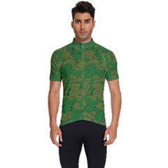 Vectors Leaves Background Plant Men s Short Sleeve Cycling Jersey by Askadina