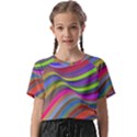 Psychedelic Surreal Background Kids  Basic T-Shirt View1