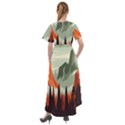 Mountain Travel Canyon Nature Tree Wood Front Wrap High Low Dress View2