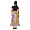 Pattern Bananas Fruit Tropical Seamless Texture Graphics Tiered Ruffle Maxi Skirt View4