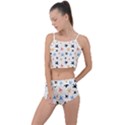 Airplane Pattern Plane Aircraft Fabric Style Simple Seamless Summer Cropped Co-Ord Set View1