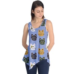 Cat Cat Background Animals Little Cat Pets Kittens Sleeveless Tunic by Maspions