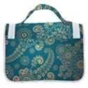 European Pattern, Blue, Desenho, Retro, Style Satchel Handbag View3