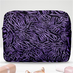 Enigmatic Plum Mosaic Make Up Pouch (large) by dflcprintsclothing