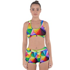 Bring Colors To Your Day Racerback Boyleg Bikini Set by elizah032470