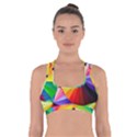 bring colors to your day Cross Back Sports Bra View1