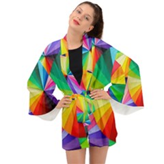 Bring Colors To Your Day Long Sleeve Kimono by elizah032470