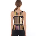 Books Bookshelves Office Fantasy Background Artwork Book Cover Apothecary Book Nook Literature Libra Women s Basic Tank Top View2