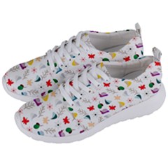 Snails Butterflies Pattern Seamless Men s Lightweight Sports Shoes by Maspions