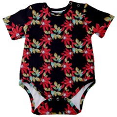 Floral Geometry Baby Short Sleeve Bodysuit by Sparkle