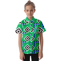 Beauitiful Geometry Kids  Short Sleeve Shirt by Sparkle