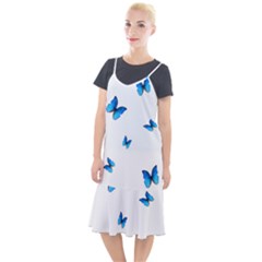 Butterfly-blue-phengaris Camis Fishtail Dress by saad11