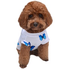 Butterfly-blue-phengaris Dog T-shirt by saad11