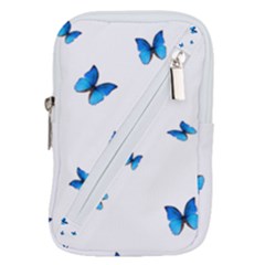 Butterfly-blue-phengaris Belt Pouch Bag (small) by saad11