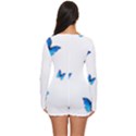 Butterfly-blue-phengaris Long Sleeve Boyleg Swimsuit View4