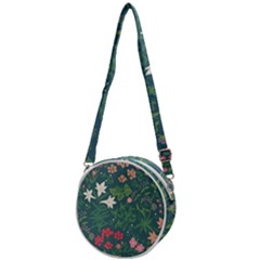 Spring Design  Crossbody Circle Bag by AlexandrouPrints