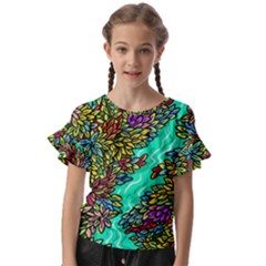 Background Leaves River Nature Kids  Cut Out Flutter Sleeves by Maspions