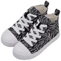 Monochrome Mirage Kids  Mid-Top Canvas Sneakers View2