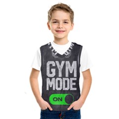 Gym Mode Kids  Basketball Tank Top by Store67