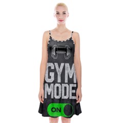 Gym Mode Spaghetti Strap Velvet Dress by Store67