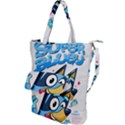 super bluey Shoulder Tote Bag View1