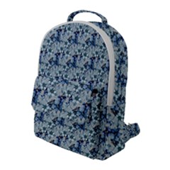 Blue Roses Flap Pocket Backpack (large) by DinkovaArt