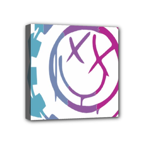 Blink 182 Logo Mini Canvas 4  X 4  (stretched) by avitendut