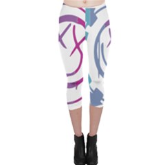 Blink 182 Logo Capri Leggings  by avitendut