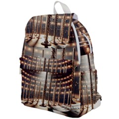 Standing Flutes Top Flap Backpack by RiverRootsReggae