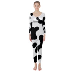 Cow Pattern Long Sleeve Catsuit by Ket1n9