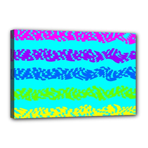 Abstract Design Pattern Canvas 18  X 12  (stretched) by Ndabl3x