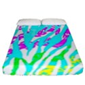 Animal Print Bright Abstract Fitted Sheet (California King Size) View1