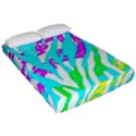 Animal Print Bright Abstract Fitted Sheet (California King Size) View2