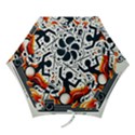 Abstract Drummer Mini Folding Umbrellas View1