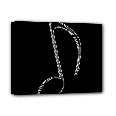 Eighth Note 8e245177-3b01-46c5-8203-b2dfeddb6d62 Deluxe Canvas 14  X 11  (stretched) by RiverRootz