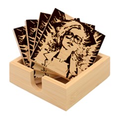 Colorful Model Bamboo Coaster Set by Sparkle