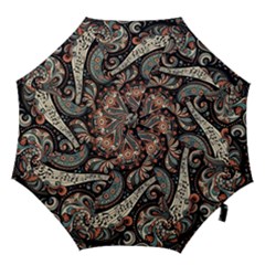 Paisley Print Musical Notes7 Hook Handle Umbrellas (medium) by RiverRootz