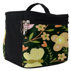 Flowers Rose Blossom Pattern Make Up Travel Bag (small) by Ndabl3x